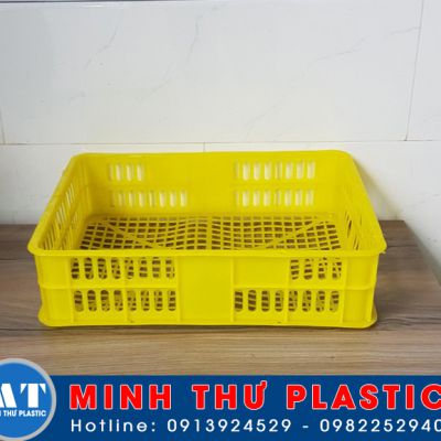 Rổ nhãn vuông 5kg kích thước 41,5×31,5×10