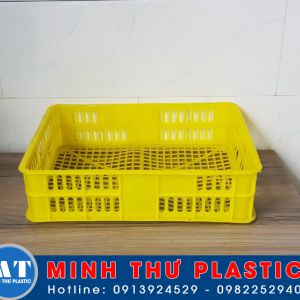 Rổ nhãn vuông 5kg kích thước 41,5×31,5×10