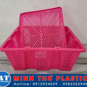 Rổ ớt có nắp 8kg 44x35x19